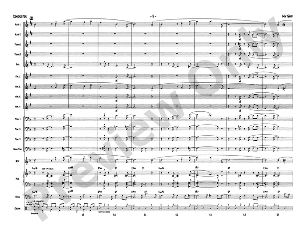 My Ship - Jazz Ensemble Conductor Score & Parts (Digital Download)