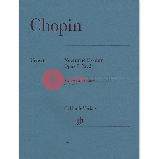 Chopin - Nocturne EbMaj Op9 #2 - Piano Solo Henle HN664