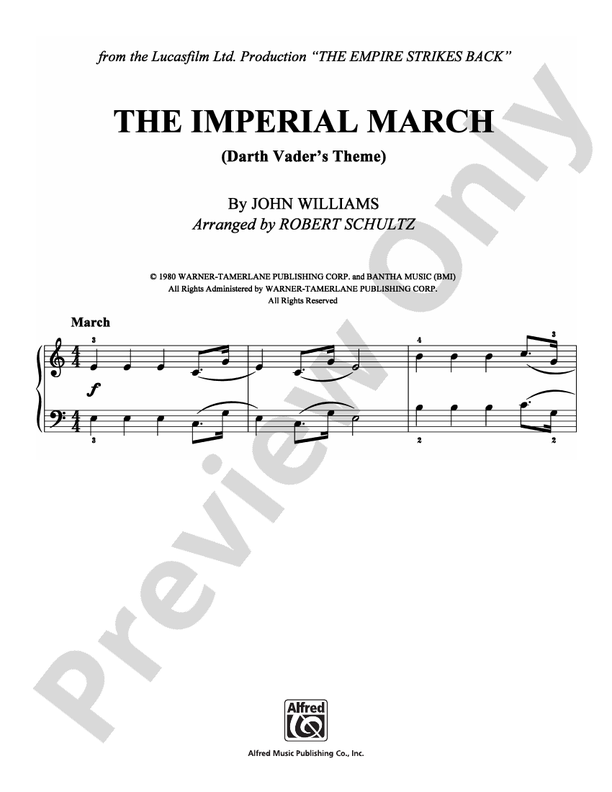 The Imperial March (Darth Vader's Theme) - DSM-PS-0006994 - Easy Piano (Digital Download)