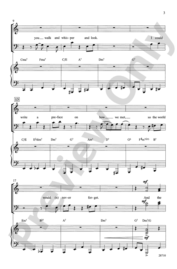 I Could Write a Book – SATB Choral Octavo (Digital Download)