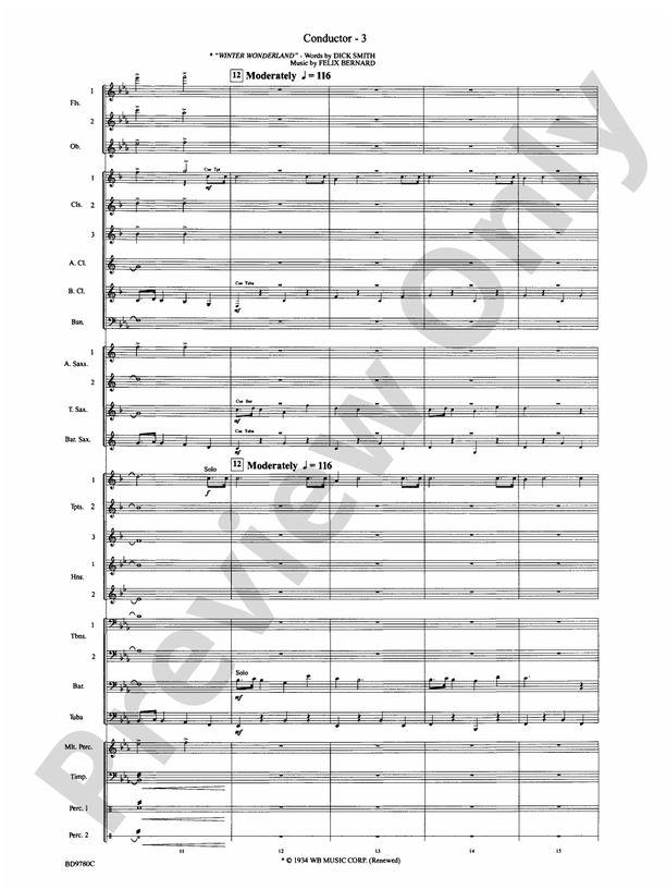 Holiday Chips and Salsa - Concert Band Conductor Score & Parts (Digital Download)