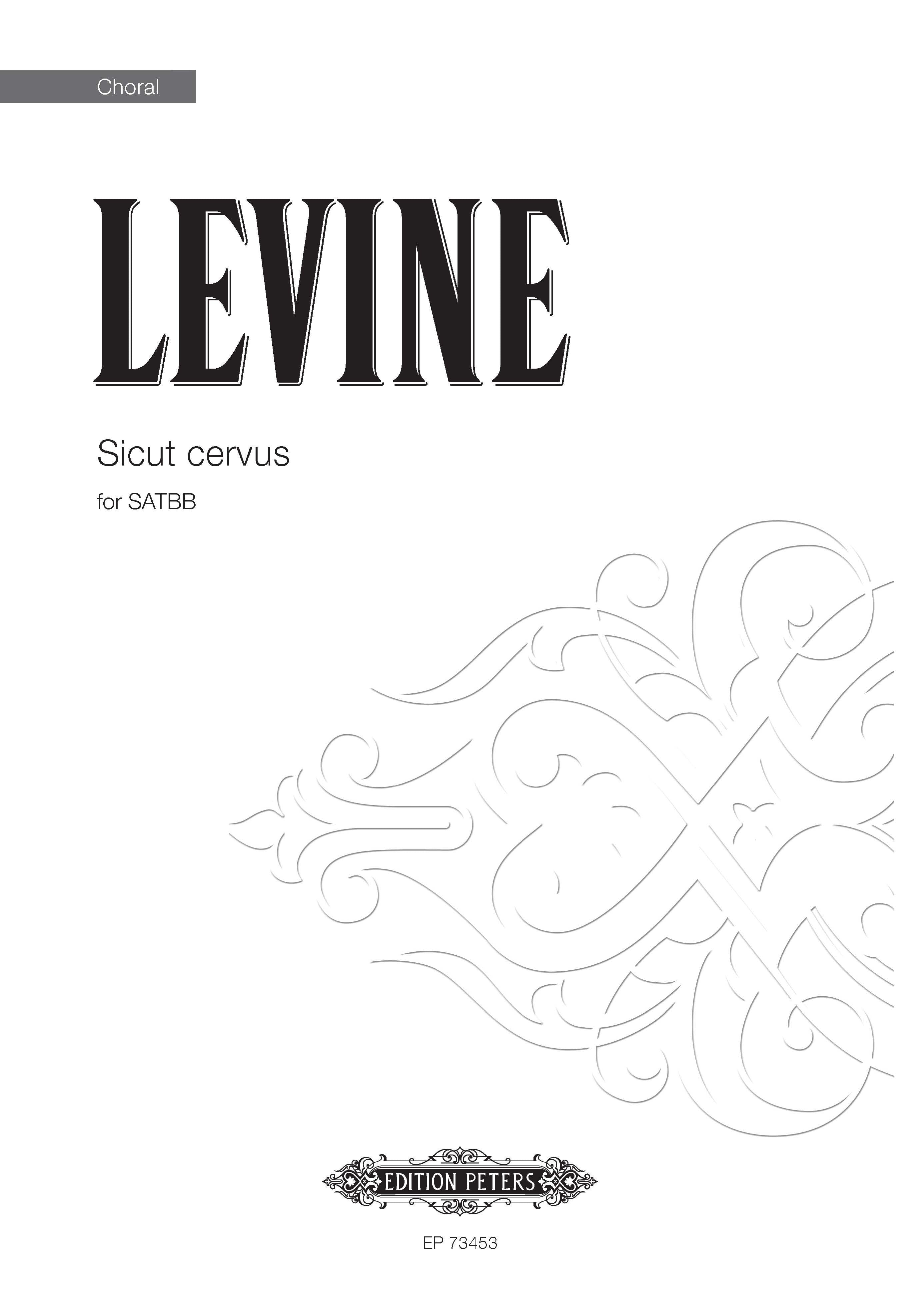 Sicut Cervus (EP73453) - SATB Choral Octavo (Digital Download)