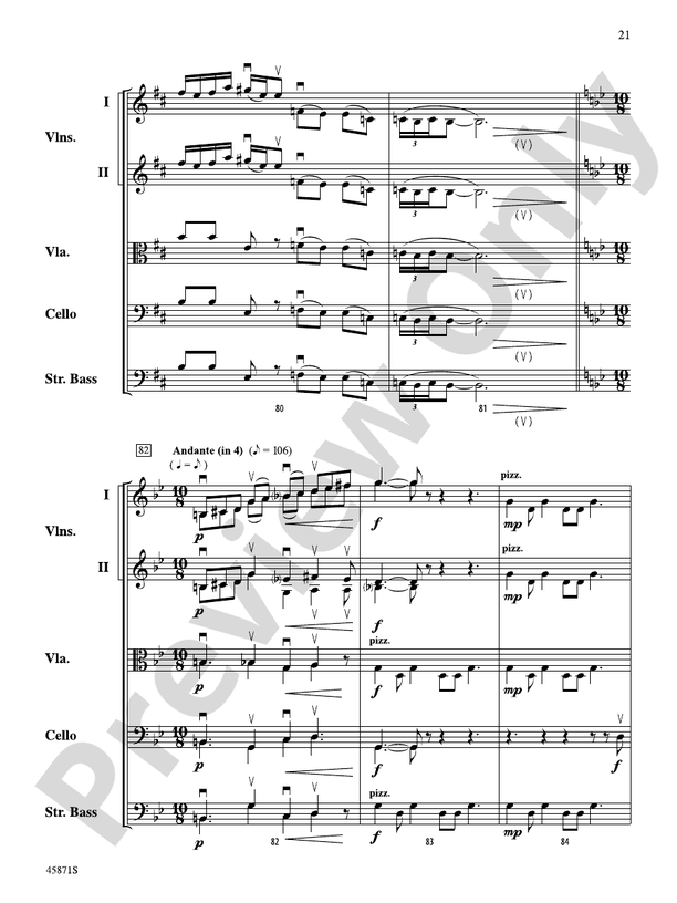 Hemispheres - String Orchestra Conductor Score & Parts (Digital Download)