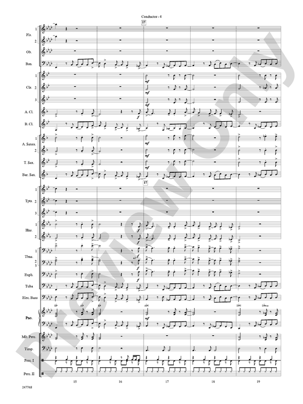 Rolling Stones: The Music Tour - Concert Band Conductor Score & Parts (Digital Download)