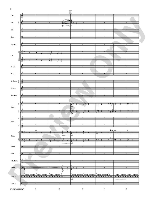 Psalm 46 - Concert Band Conductor Score & Parts (Digital Download)