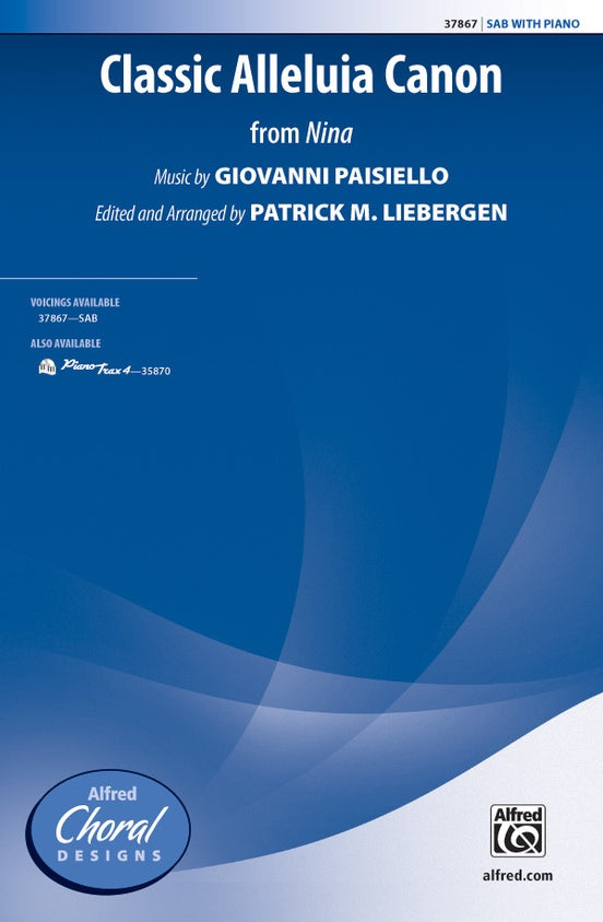 Classic Alleluia Canon – SAB Choral Octavo (Digital Download)