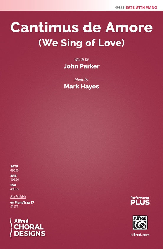 Cantimus de Amore - SATB Choral Octavo (Digital Download)