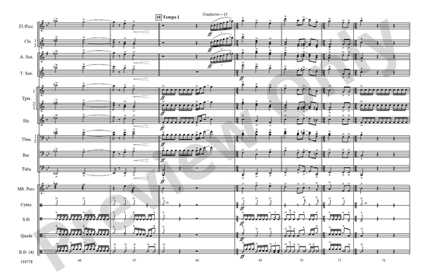 The Cowboys – Marching Band Conductor Score & Parts (Digital Download)