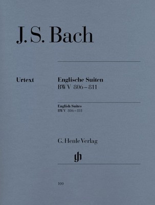 Bach - English Suites BWV806-811 - Piano Solo Henle HN100