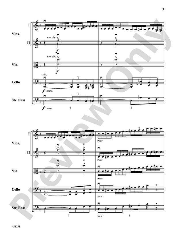 Swamp Thang - String Orchestra Conductor Score & Parts (Digital Download)