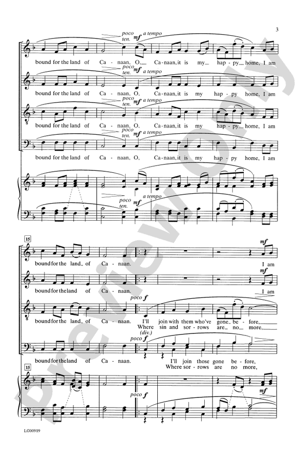 Bright Canaan – SATB Choral Octavo (Digital Download)