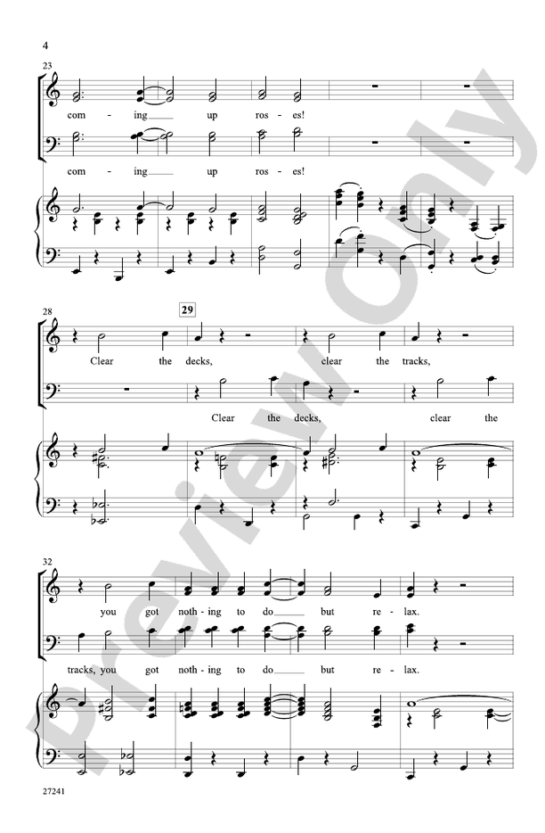 Everything's Coming Up Roses (from Gypsy) – SATB Choral Octavo (Digital Download)