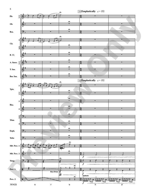 Dream Variants - Concert Band Conductor Score & Parts (Digital Download)