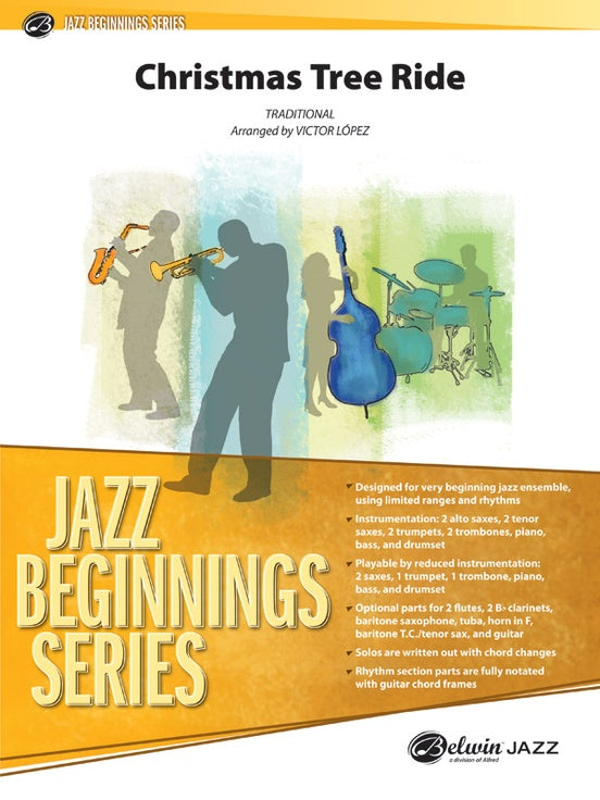 Christmas Tree Ride - Jazz Ensemble Conductor Score & Parts(Digital Download)