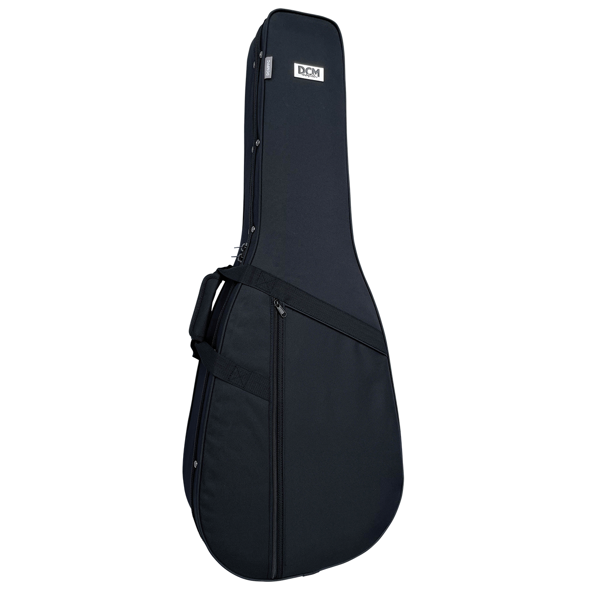 Guitar Case - DCM Premium PFC Polyfoam Lightweight Classical Guitar Case Black