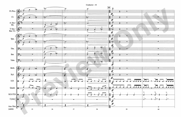 The Batman Theme (from Batman) – Marching Band Conductor Score & Parts (Digital Download)