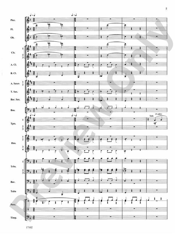 Andalusia (Hugh Stuart) - Concert Band Conductor Score & Parts (Digital Download)