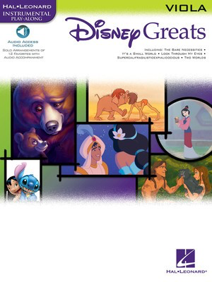 Disney Greats - for Viola Instrumental Play-Along Pack - Various - Viola Hal Leonard