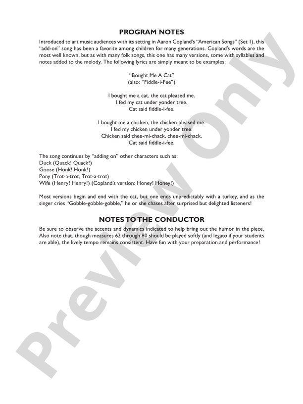 Bought Me a Fiddle – String Orchestra Conductor Score & Parts (Digital Download)