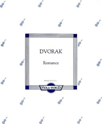 Dvorak - Romance Op11 - Viola/Piano Accompaniment arranged by Arnold Viola World VWP000014