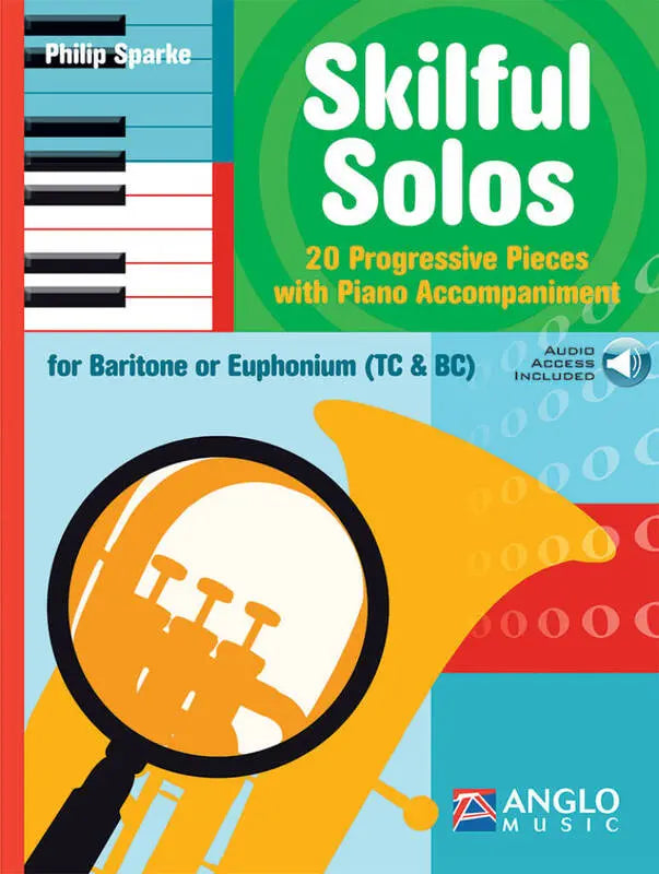 Skilful Solos - Baritone/Euphonium/Piano Accompaniment/OLA by Sparke Anglo Music Press AMP194-400