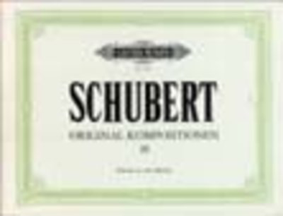 Schubert - Original Compositions Bk 3 - Piano Duet - Peters EP155C