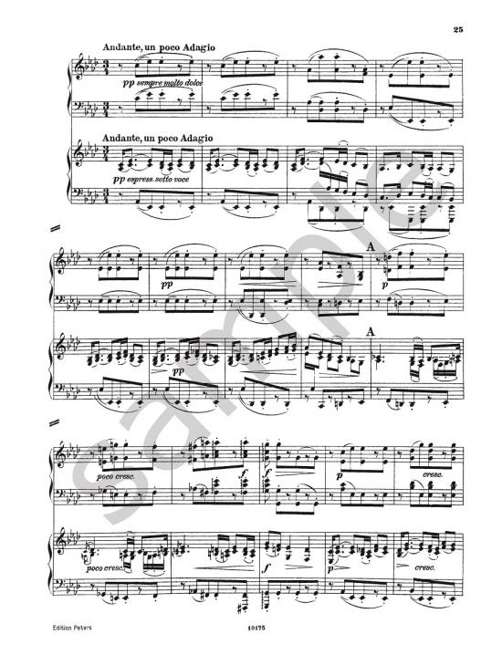 Brahms - Sonata Op34B Fmin (After Quintet Op34) - 2 Pianos 4 Hands - Peters EP3662