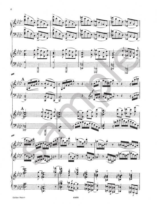 Brahms - Sonata Op34B Fmin (After Quintet Op34) - 2 Pianos 4 Hands - Peters EP3662