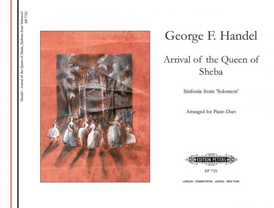 Handel - Arrival of the Queen of Sheba - Piano Duet - Peters EP7721