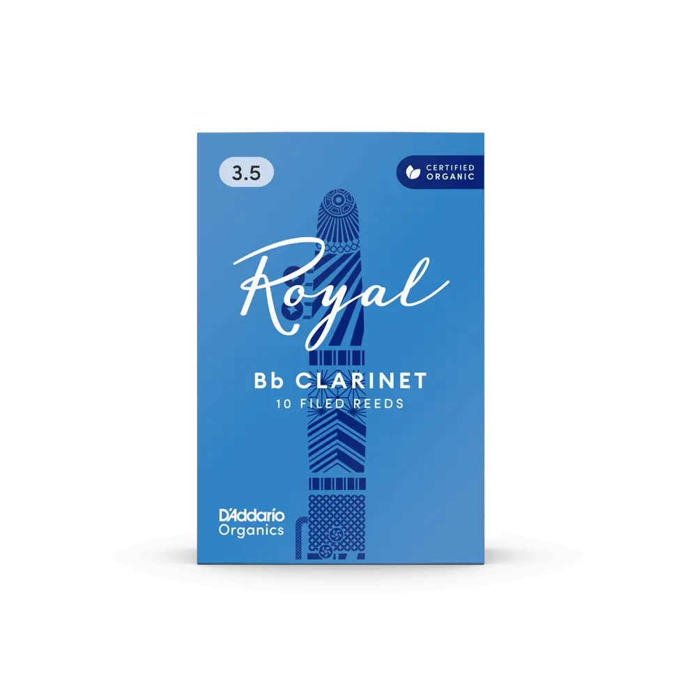 Royal Bb Clarinet Reeds Strength 3.5 Pack of 10