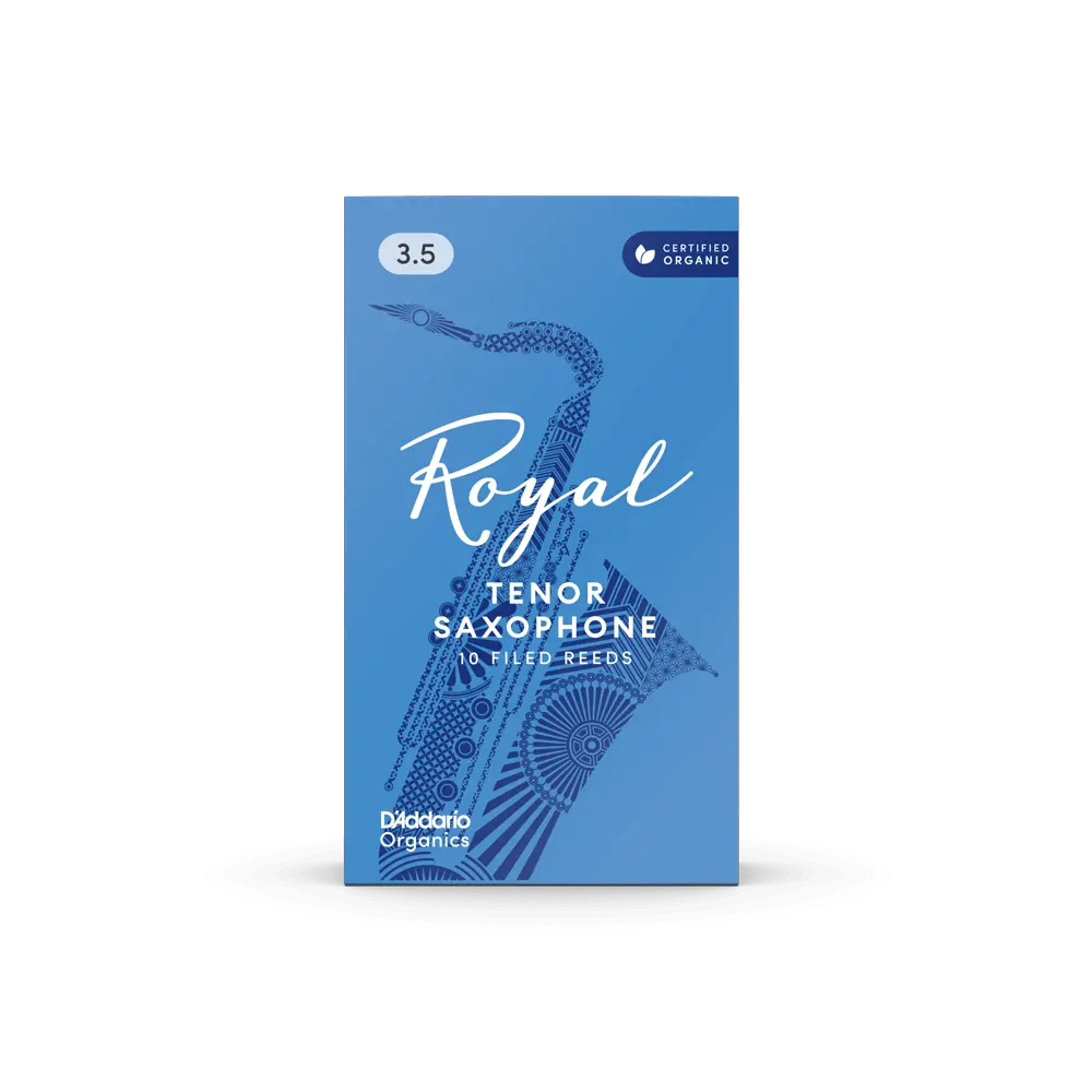 Royal Tenor Saxophone Reeds Strength 3.5 Pack of 10