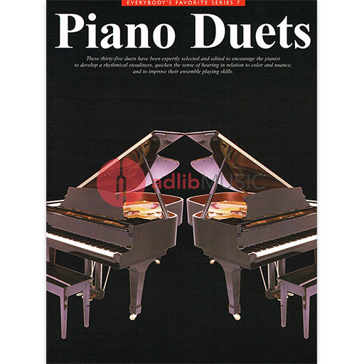 Piano Duets Everybody's Favourite Series 7 - Piano Duets Music Sales AM40064