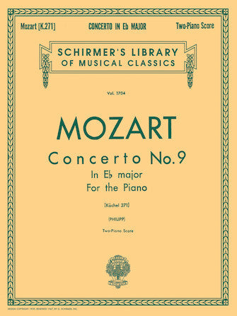 Mozart - Concerto #9 K271 - Piano Duet Schirmer 50261020