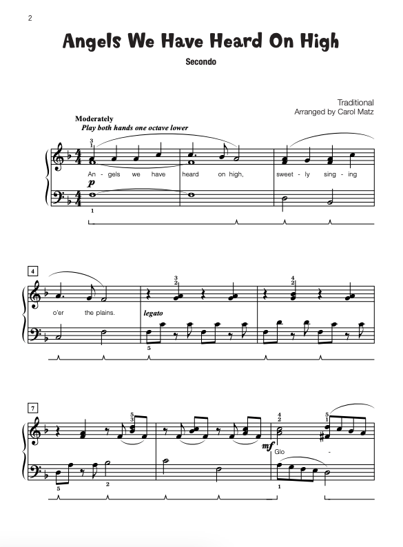 Famous & Fun Christmas Duets Book 4