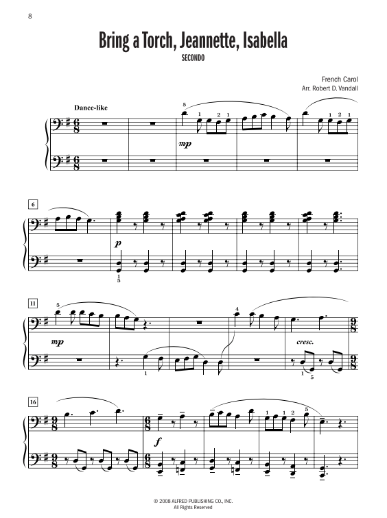 Celebrated Christmas Duets Bk 3