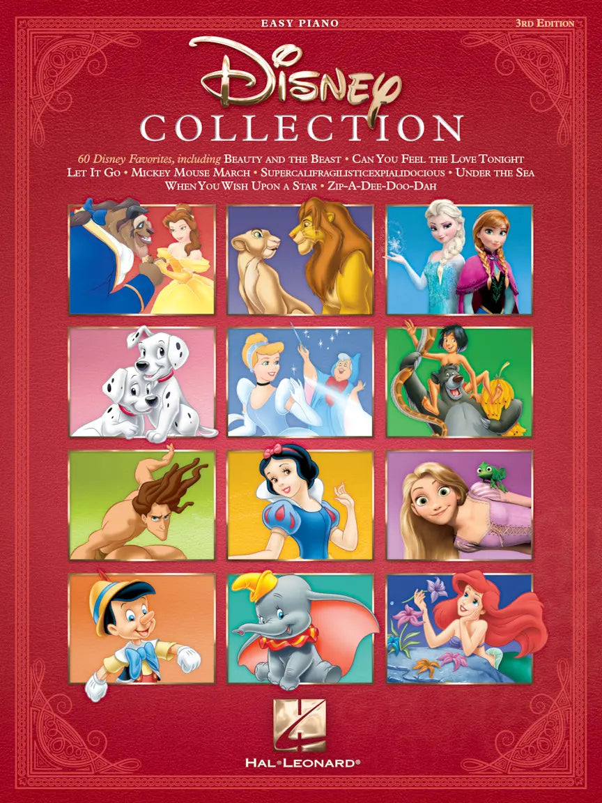 The Disney Collection 3rd Edition - Easy Piano - Hal Leonard 222535
