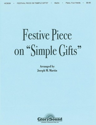 Festive Piece on 'Simple Gifts' Piano Duet
