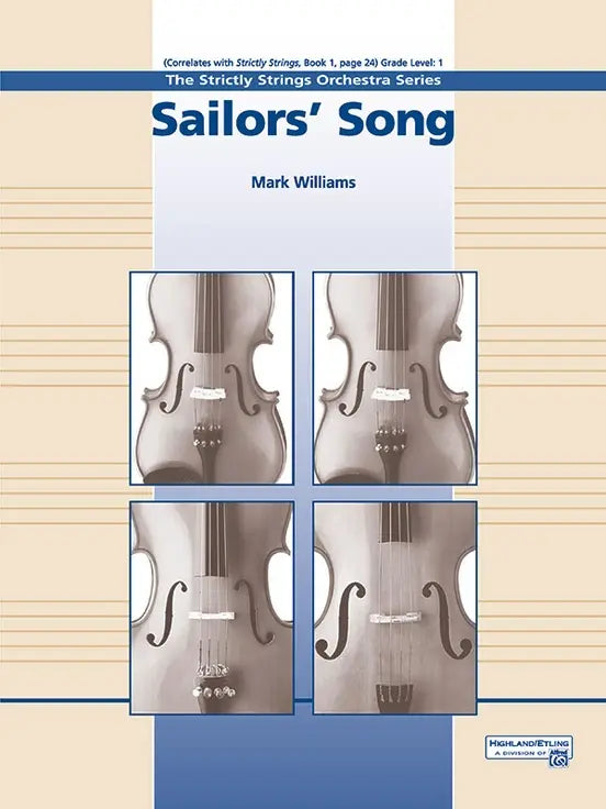 Sailor's Song String Orchestra Grade 1 Mark Williams