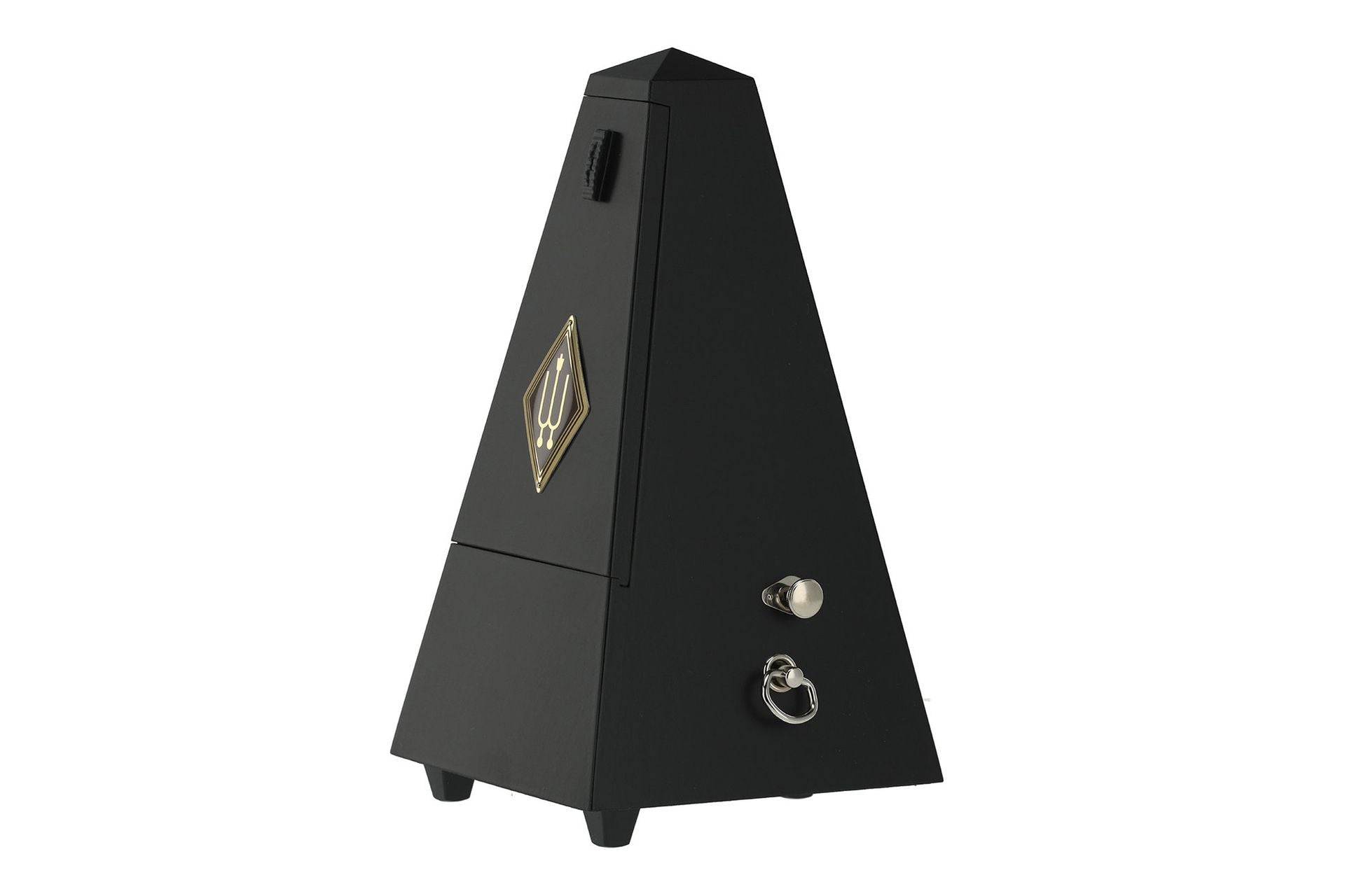 Wittner Pyramid Wood Metronome with Bell Black