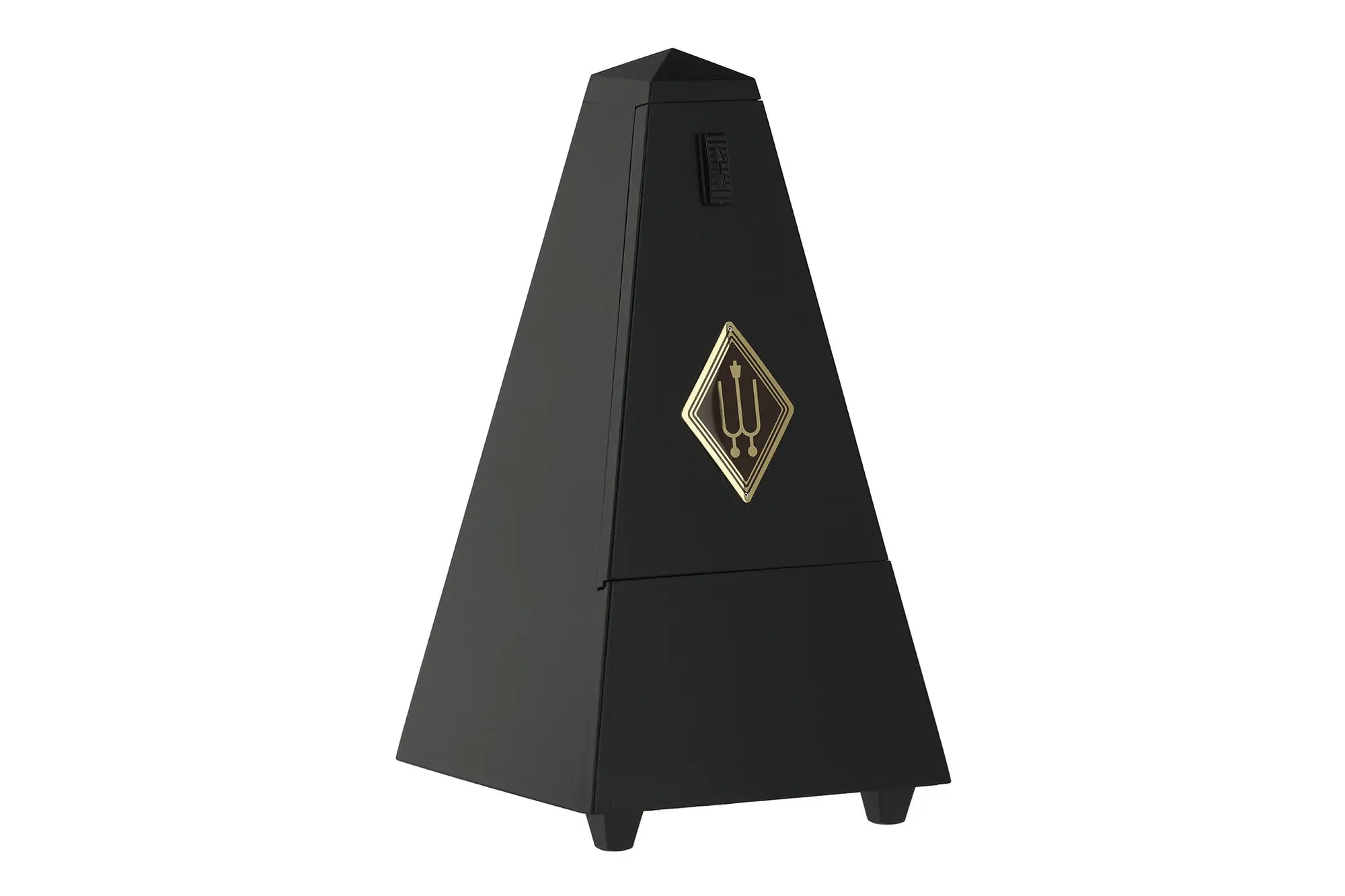 Wittner Pyramid Wood Metronome with Bell Black