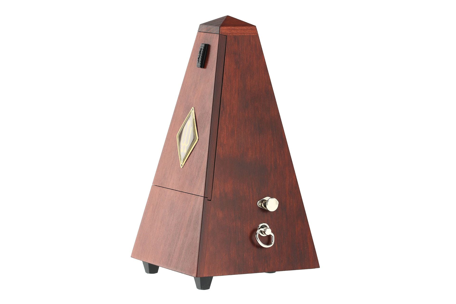 Wittner Pyramid Wood Metronome with Bell Mahogany