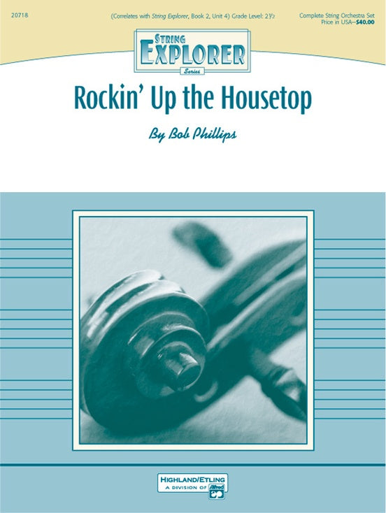 Rockin' Up the Housetop – String Orchestra Conductor Score & Parts (Digital Download)