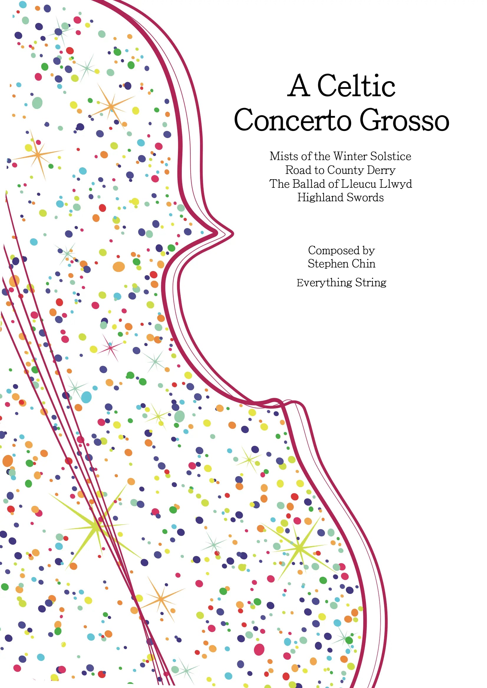 A Celtic Concerto Grosso - Stephen Chin - String Orchestra Conductor Score & Parts
