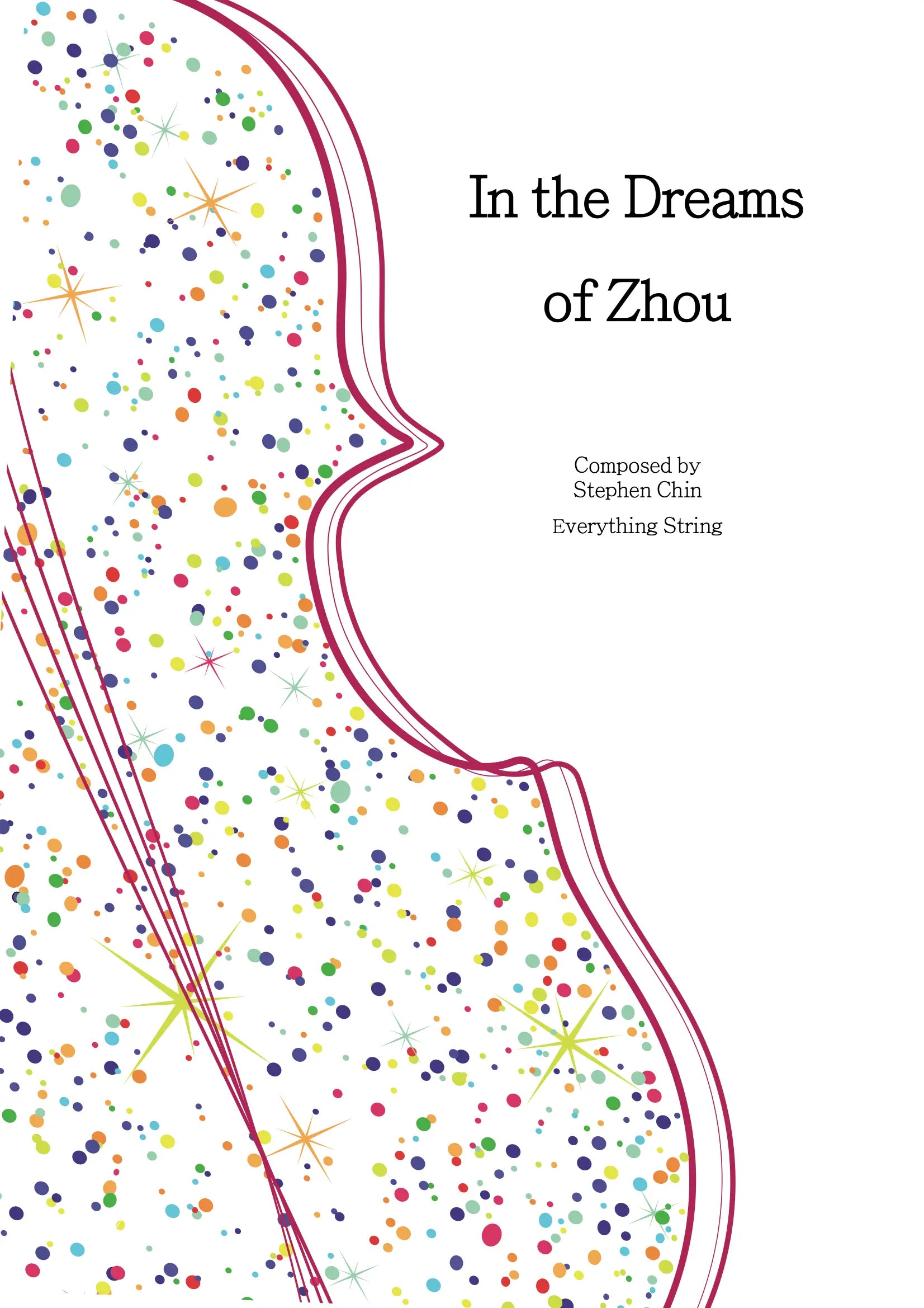 In the Dreams of Zhao - Stephen Chin - String Orchestra Conductor Score & Parts