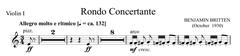 Rondo Concertante - Violin I Part (Digital Download)