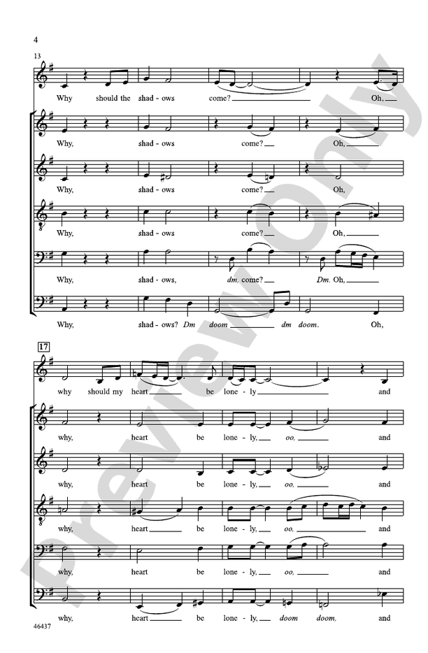 His Eye Is On the Sparrow – SATBB, a cappella Choral Octavo (Digital Download)