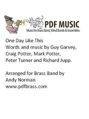 One Day Like This - Brass Band (Digital Download)