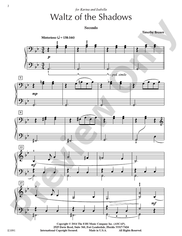 Waltz of the Shadows - Piano (Digital Download)