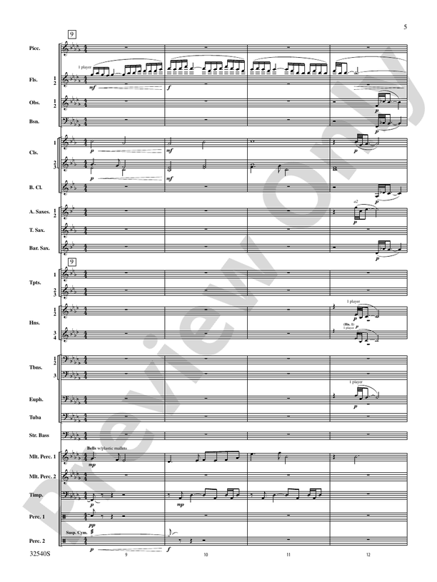 Genesis - Concert Band Conductor Score & Parts (Digital Download)