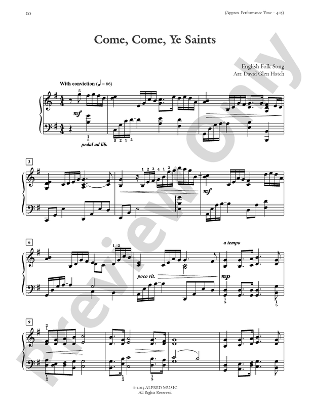 The LDS Pianist: Favorite Mormon Hymns: 12 Contemporary Piano Arrangements - Piano (Digital Download)